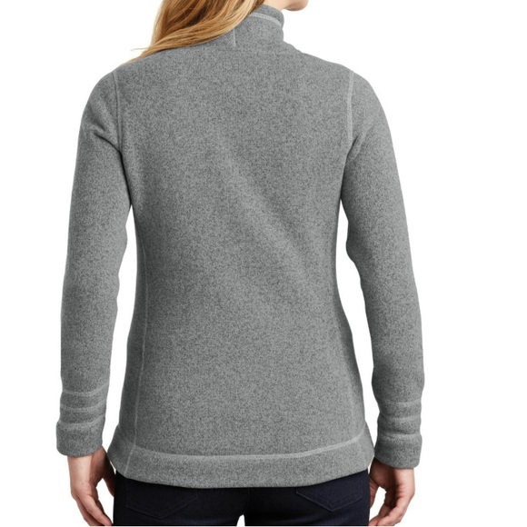 The North Face - Ladies Sweater Fleece Jacket gray medium size - Picture 3 of 5